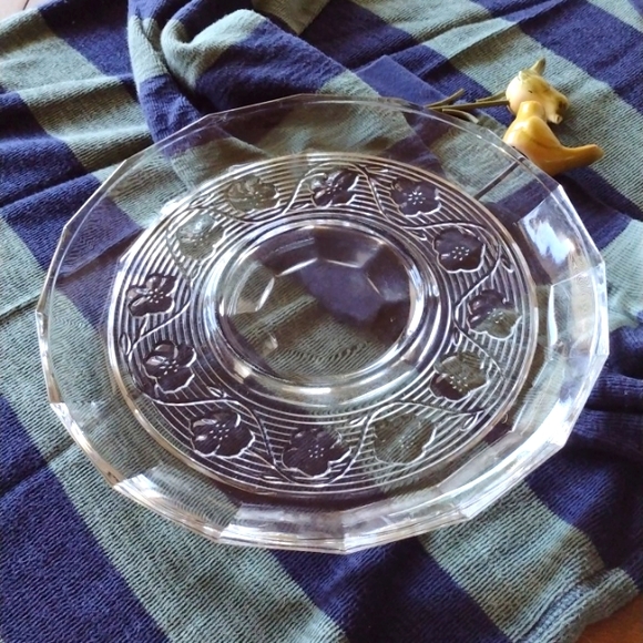 Source Unknown Other - Unbranded Morning Glory Serving Platter And Bowl